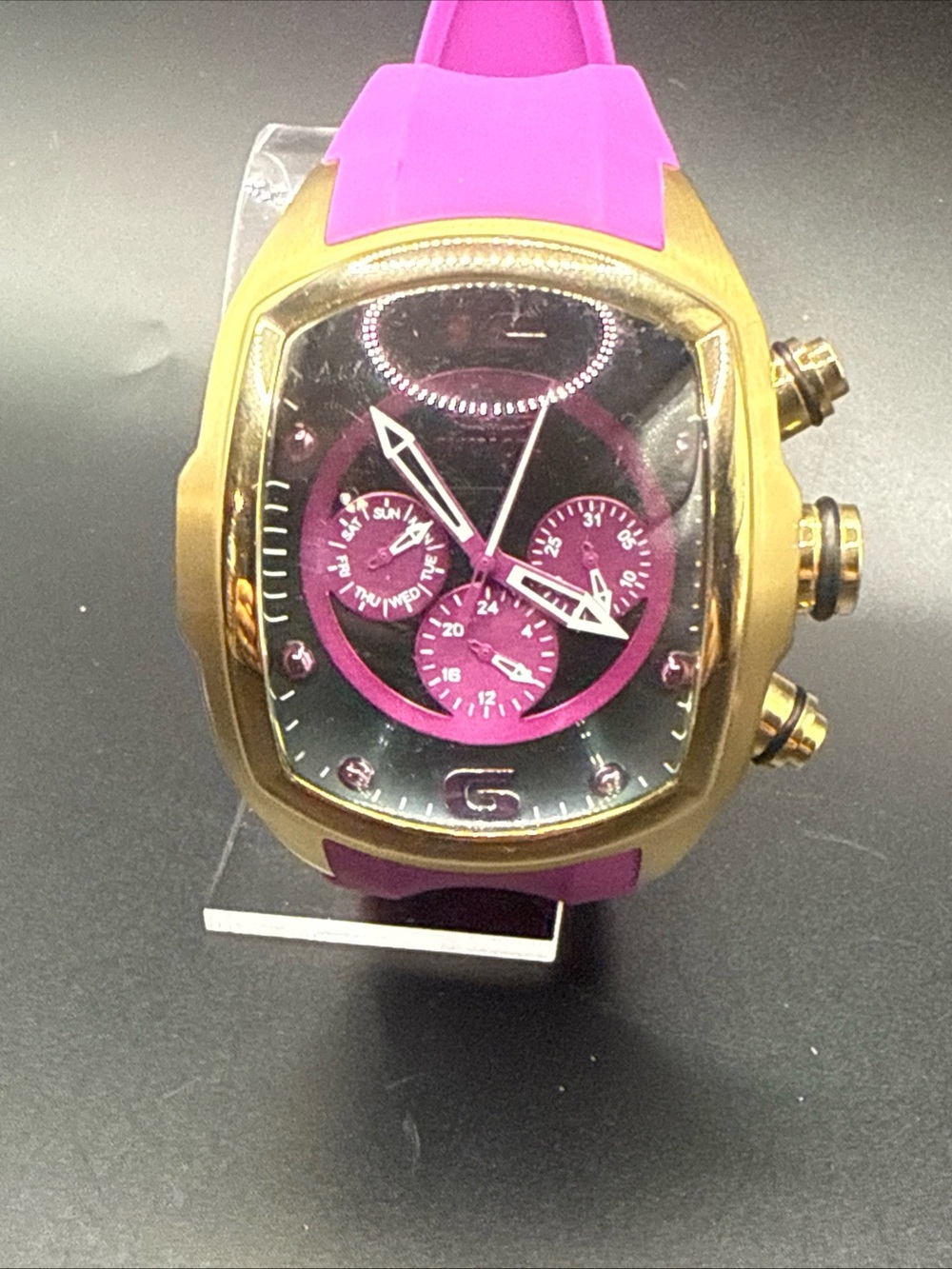 Invicta Lupah Special Edition Men's 47mm Purple Quartz Watch 18784 New Battery
